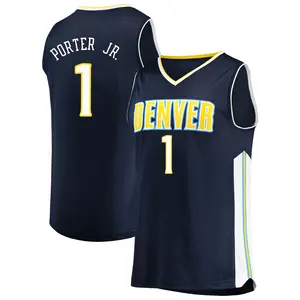 Denver Nuggets Fast Break Navy Michael Porter Jr. Jersey - Icon Edition - Men's